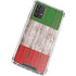 Italian Flag Dark Wood Galaxy A32 5G Clear Case