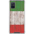 Italian Flag Dark Wood Galaxy A51 5G Clear Case