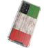 Italian Flag Dark Wood Galaxy A52 5G Clear Case