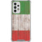 Italian Flag Dark Wood Galaxy A53 5G Clear Case