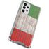 Italian Flag Dark Wood Galaxy A53 5G Clear Case