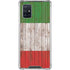 Italian Flag Dark Wood Galaxy A71 5G Clear Case