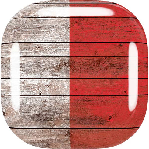 Italian Flag Dark Wood Galaxy Buds Live Skin