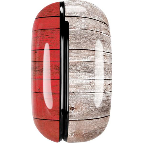 Italian Flag Dark Wood Galaxy Buds Live Skin