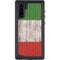 Italian Flag Dark Wood Galaxy Note 10 Waterproof Case