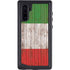 Italian Flag Dark Wood Galaxy Note 10 Waterproof Case