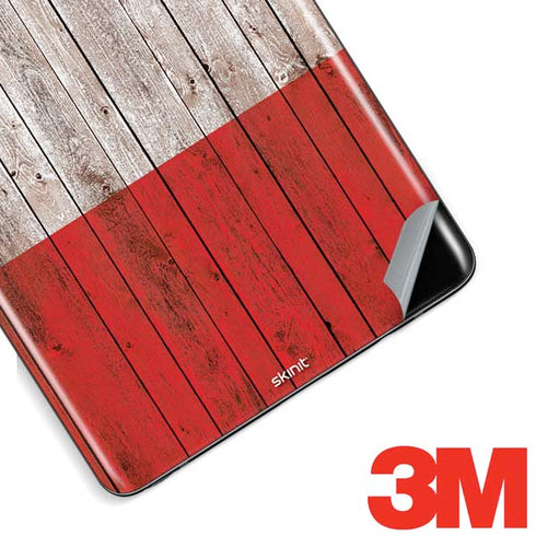 Italian Flag Dark Wood Galaxy Note 8 Skin