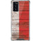 Italian Flag Dark Wood Galaxy Note20 5G Clear Case