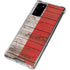 Italian Flag Dark Wood Galaxy Note20 5G Clear Case