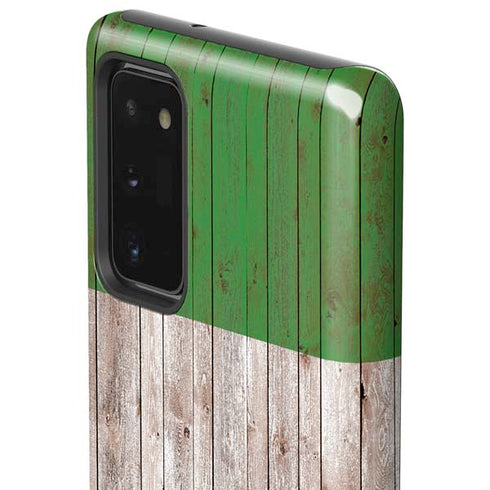 Italian Flag Dark Wood Galaxy Note20 5G Pro Case