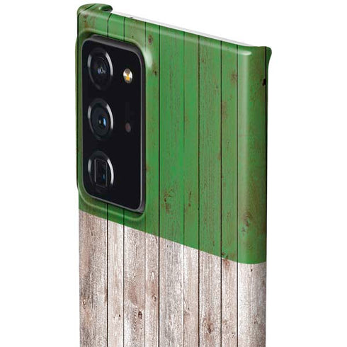 Italian Flag Dark Wood Galaxy Note20 Ultra 5G Lite Case