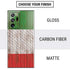 Italian Flag Dark Wood Galaxy Note20 Ultra 5G Skin
