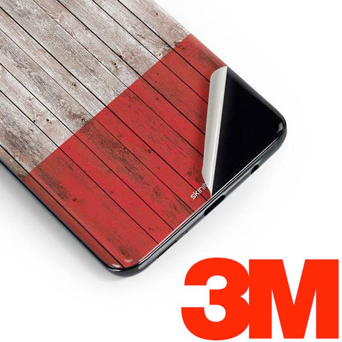 Italian Flag Dark Wood Galaxy S10 Plus Skin