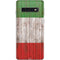 Italian Flag Dark Wood Galaxy S10 Skin