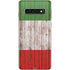 Italian Flag Dark Wood Galaxy S10 Skin