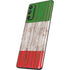 Italian Flag Dark Wood Galaxy S20 Fan Edition Skin