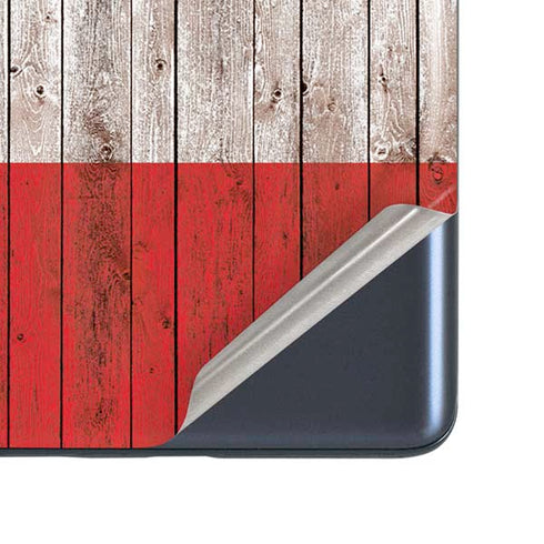Italian Flag Dark Wood Galaxy S20 Fan Edition Skin