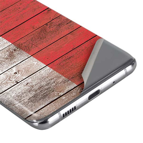 Italian Flag Dark Wood Galaxy S20 Ultra 5G Skin