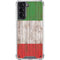 Italian Flag Dark Wood Galaxy S21 5G Clear Case