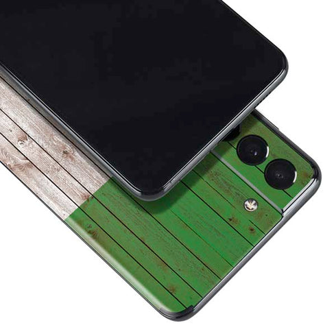 Italian Flag Dark Wood Galaxy S21 5G Skin