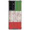 Italian Flag Dark Wood Galaxy S21 Ultra 5G Clear Case