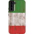 Italian Flag Dark Wood Galaxy S22 Plus Pro Case