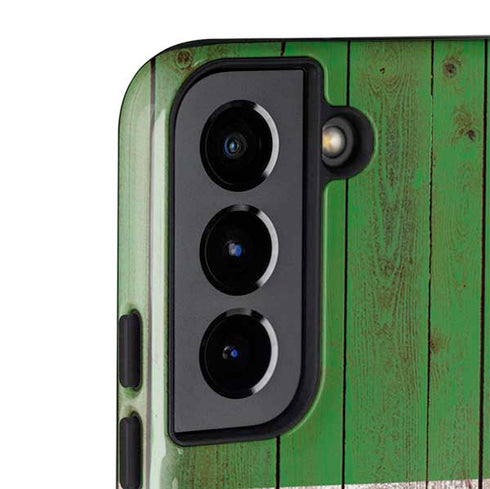 Italian Flag Dark Wood Galaxy S22 Plus Pro Case