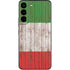 Italian Flag Dark Wood Galaxy S22 Skin
