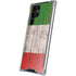 Italian Flag Dark Wood Galaxy S22 Ultra Clear Case