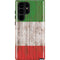 Italian Flag Dark Wood Galaxy S22 Ultra Pro Case