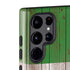 Italian Flag Dark Wood Galaxy S22 Ultra Pro Case