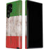 Italian Flag Dark Wood Galaxy S22 Ultra Pro Case
