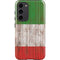 Italian Flag Dark Wood Galaxy S23 Plus Pro Case
