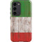 Italian Flag Dark Wood Galaxy S23 Pro Case