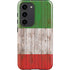 Italian Flag Dark Wood Galaxy S23 Pro Case