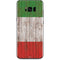 Italian Flag Dark Wood Galaxy S8 Skin