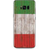 Italian Flag Dark Wood Galaxy S8 Skin