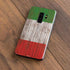 Italian Flag Dark Wood Galaxy S9 Plus Skin