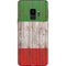 Italian Flag Dark Wood Galaxy S9 Skin