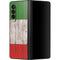 Italian Flag Dark Wood Galaxy Z Fold3 5G Skin