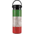 Italian Flag Dark Wood Hydro Flask 20oz Wide Mouth Skin