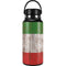 Italian Flag Dark Wood Hydro Flask 32oz Wide Mouth Skin
