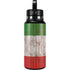 Italian Flag Dark Wood Hydro Flask 32oz Wide Mouth Skin