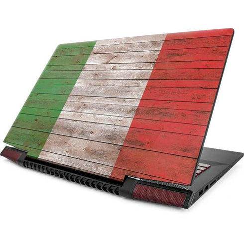 Italian Flag Dark Wood Lenovo IdeaPad Skin