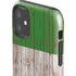 Italian Flag Dark Wood iPhone 11 Impact Case