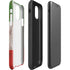 Italian Flag Dark Wood iPhone 11 Pro Max Impact Case