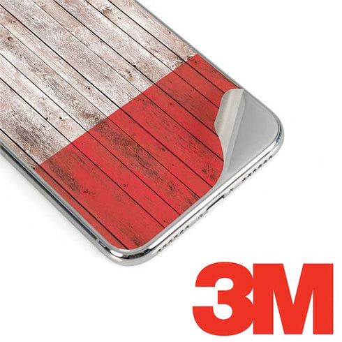 Italian Flag Dark Wood iPhone 11 Pro Skin