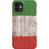 Italian Flag Dark Wood iPhone 12 Mini Lite Case