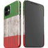 Italian Flag Dark Wood iPhone 12 Mini Lite Case