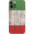 Italian Flag Dark Wood iPhone 12 Pro Skin
